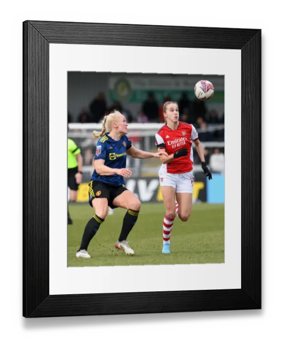 Framed Print : Clash of Titans: Miedema vs. Thorisdottir - Arsenal Women vs Manchester United Women in FA WSL: A Battle of Football Giants Framed Print : Clash of Titans: Miedema vs. Thorisdottir - Arsenal Women vs Manchester United Women in FA WSL: A Battle of Football Giants