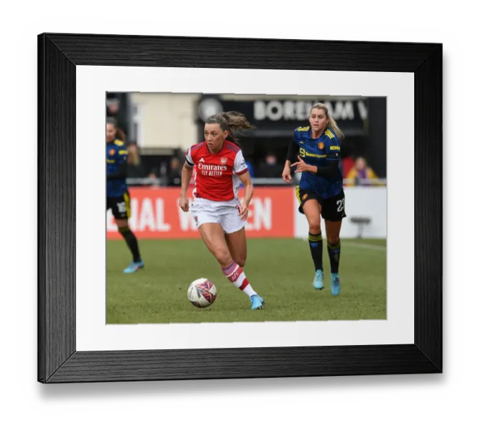 Framed Print : Arsenal's Katie McCabe in Action: FA WSL 2021-22 - Arsenal Women vs Manchester United Women Framed Print : Arsenal's Katie McCabe in Action: FA WSL 2021-22 - Arsenal Women vs Manchester United Women