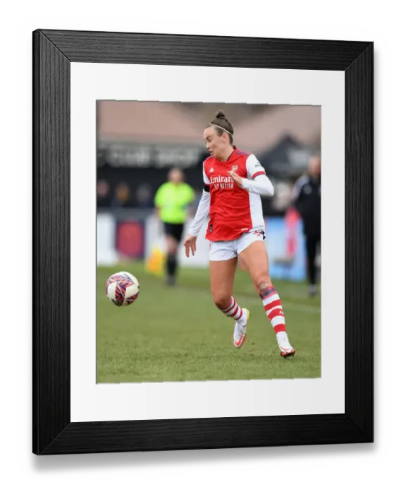 Framed Print : Arsenal's Caitlin Foord Shines in FA WSL Clash Against Manchester United Women