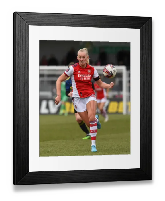 Framed Print : Stina Blackstenius Star Performance: Arsenal Women vs Manchester United Women in FA WSL Clash
