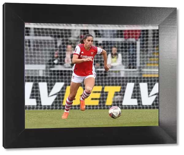 Arsenal's Rafaelle Souza in Action: Arsenal Women vs Manchester United Women, FA Womens Super League 2021-22