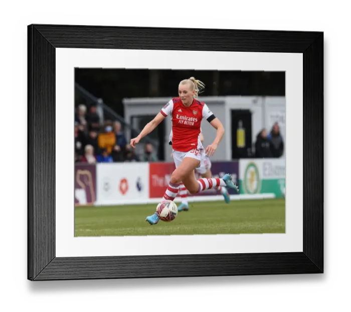 Framed Print : Arsenal's Stina Blackstenius Faces Off Against Manchester United in FA WSL Clash Framed Print : Arsenal's Stina Blackstenius Faces Off Against Manchester United in FA WSL Clash