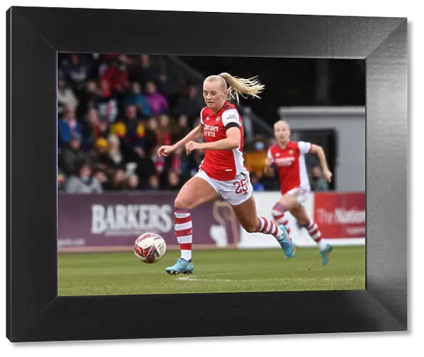 Arsenal's Stina Blackstenius in Action Against Manchester United Women - FA WSL 2021-22: A Clash of Talents
