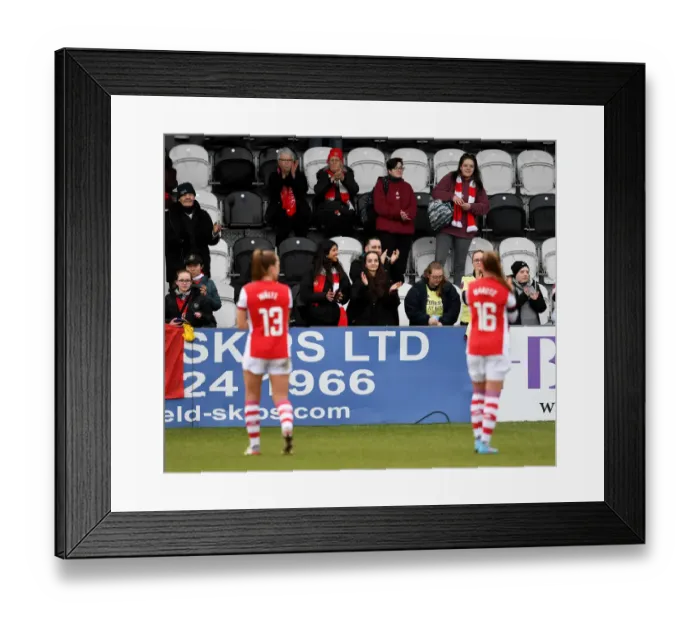 Framed Print : Arsenal Women's FA WSL Triumph: Victory Over Manchester United at Meadow Park