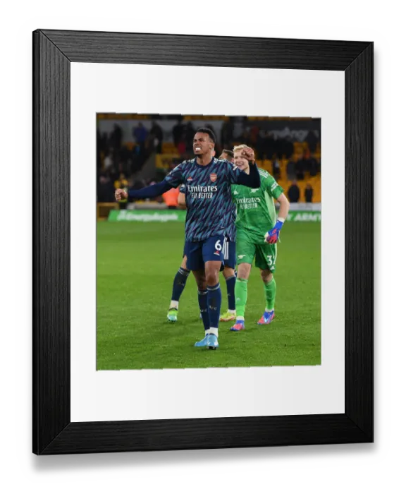 Framed Print : Gabriel's Triumph: Arsenal Secure Victory over Wolverhampton Wanderers in Premier League Framed Print : Gabriel's Triumph: Arsenal Secure Victory over Wolverhampton Wanderers in Premier League