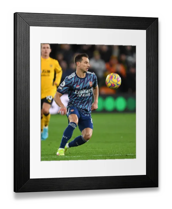 Framed Print : Arsenal's Cedric Faces Off Against Wolverhampton Wanderers in Premier League Clash Framed Print : Arsenal's Cedric Faces Off Against Wolverhampton Wanderers in Premier League Clash