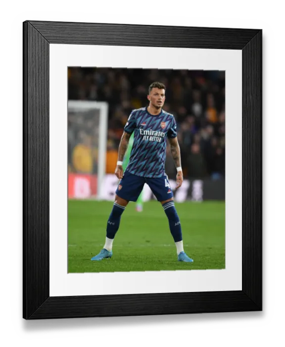 Framed Print : Ben White in Action: Arsenal vs. Wolverhampton Wanderers, Premier League 2021-22 Framed Print : Ben White in Action: Arsenal vs. Wolverhampton Wanderers, Premier League 2021-22