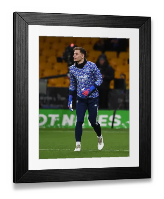 Framed Print : Arsenal's Hubert Graczyk Prepares for Wolverhampton Wanderers Clash in Premier League (2021-22) Framed Print : Arsenal's Hubert Graczyk Prepares for Wolverhampton Wanderers Clash in Premier League (2021-22)
