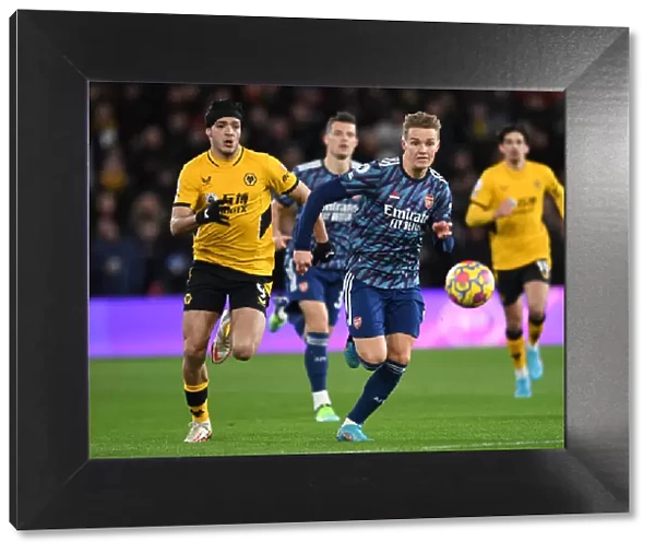 Martin Odegaard vs Raul Jimenez: Battle at Molineux - Wolverhampton Wanderers vs Arsenal, Premier League 2021-22