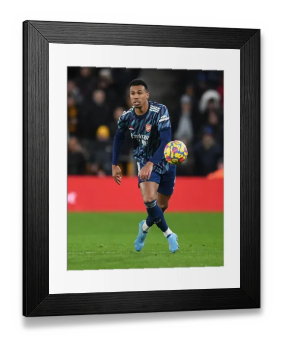 Framed Print : Gabriel Magalhaes Focused: Wolverhampton Wanderers vs Arsenal, Premier League 2021-22 Framed Print : Gabriel Magalhaes Focused: Wolverhampton Wanderers vs Arsenal, Premier League 2021-22