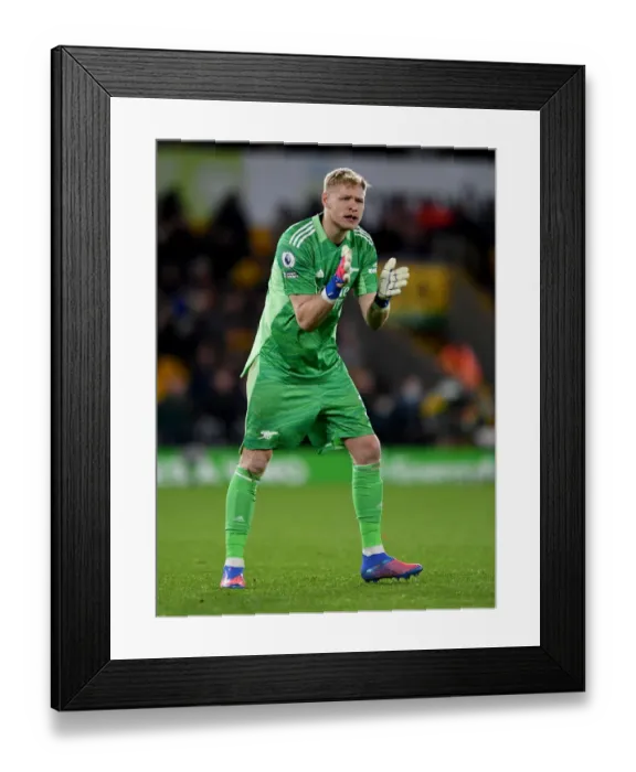 Framed Print : Arsenal's Ramsdale Stands Firm: A Battle at Wolverhampton Wanderers in the Premier League Framed Print : Arsenal's Ramsdale Stands Firm: A Battle at Wolverhampton Wanderers in the Premier League