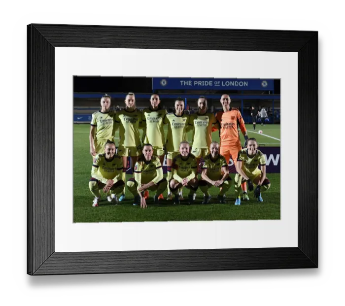 Framed Print : Arsenal Women Gear Up for FA WSL Showdown Against Chelsea: A Battle at Kingsmeadow Framed Print : Arsenal Women Gear Up for FA WSL Showdown Against Chelsea: A Battle at Kingsmeadow