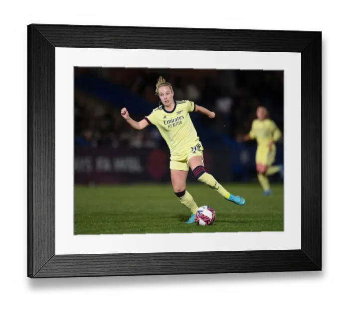 Framed Print : Arsenal's Beth Mead in Action during Chelsea Women vs. Arsenal Women FA WSL Match