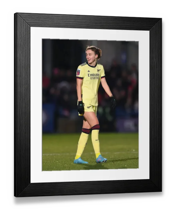 Framed Print : Vivianne Miedema in Action: Chelsea Women vs Arsenal Women, FA WSL 2021-22