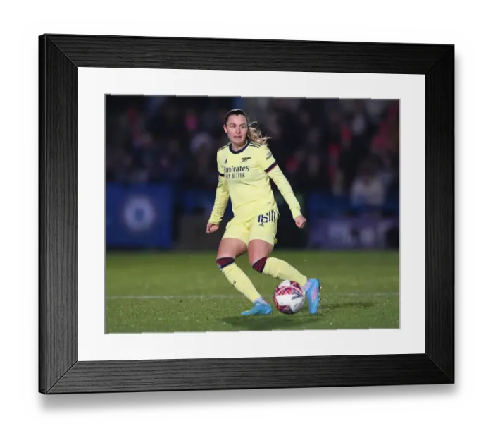 Framed Print : Arsenal's Noelle Maritz Goes Head-to-Head with Chelsea Women in FA WSL Showdown