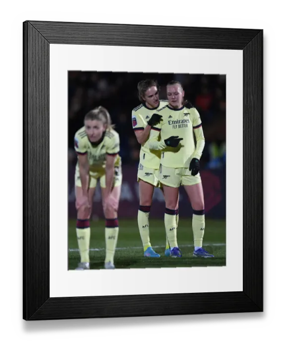 Framed Print : Vivianne Miedema and Frida Maanum in Action: Chelsea Women vs Arsenal Women, FA WSL 2021-22