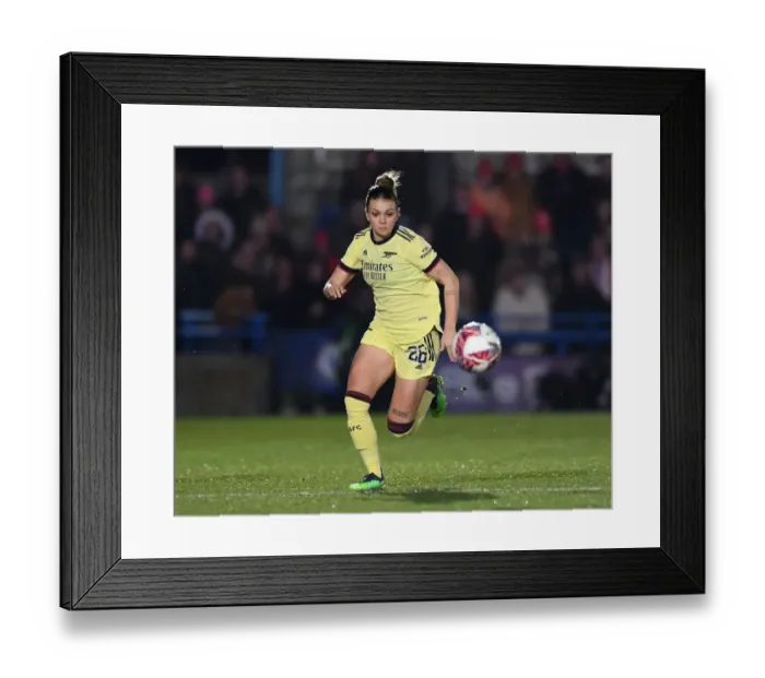 Framed Print : Arsenal's Laura Wienroither Faces Off Against Chelsea Women in FA WSL Showdown Framed Print : Arsenal's Laura Wienroither Faces Off Against Chelsea Women in FA WSL Showdown