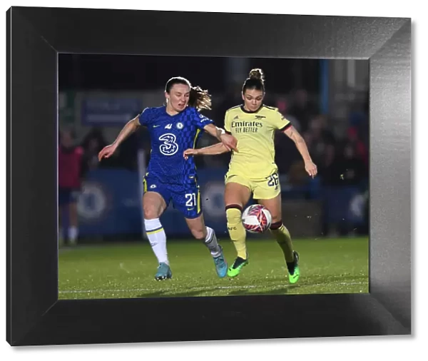 Clash of Titans: FA WSL Showdown - Chelsea Women vs. Arsenal Women (2021-22)