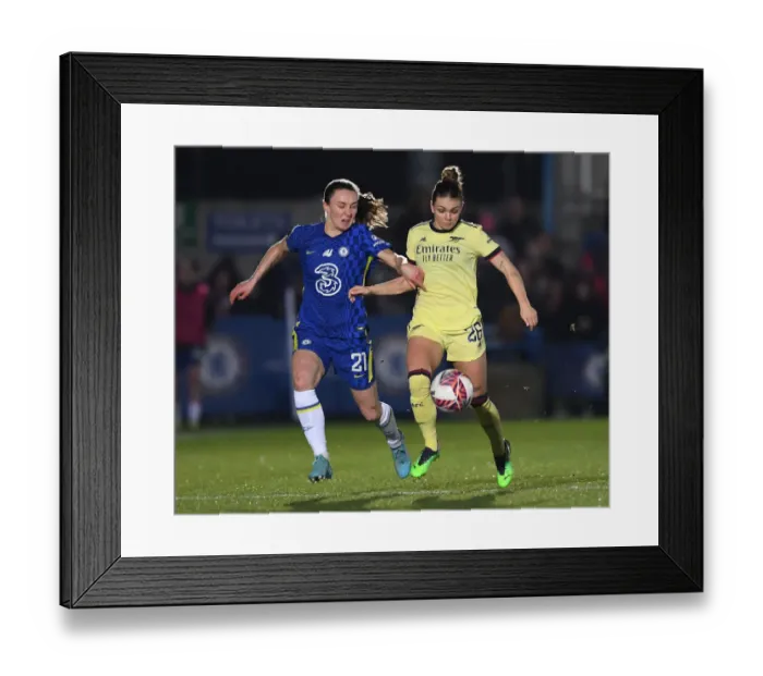 Framed Print : Clash of Titans: FA WSL Showdown - Chelsea Women vs. Arsenal Women (2021-22) Framed Print : Clash of Titans: FA WSL Showdown - Chelsea Women vs. Arsenal Women (2021-22)