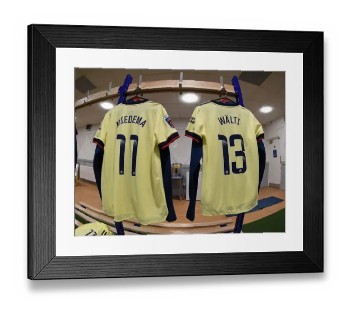 Framed Print : Arsenal Women's Team Gear Up for Chelsea Match in FA WSL Framed Print : Arsenal Women's Team Gear Up for Chelsea Match in FA WSL