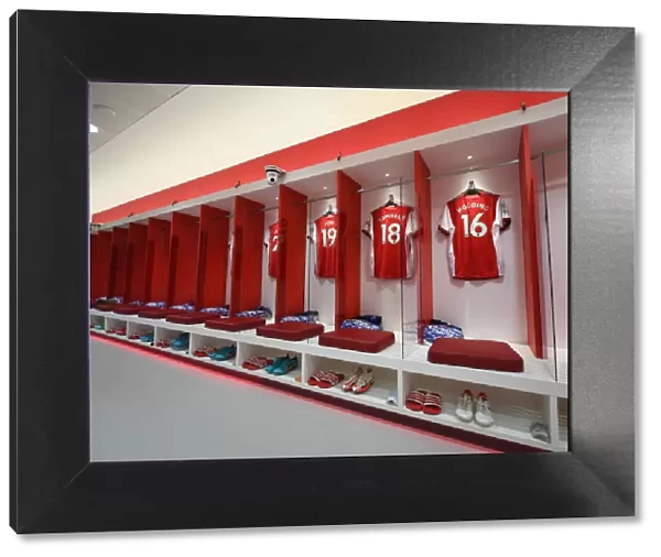 Arsenal Changing Room Before Arsenal vs. Brentford: 2021-22 Premier League
