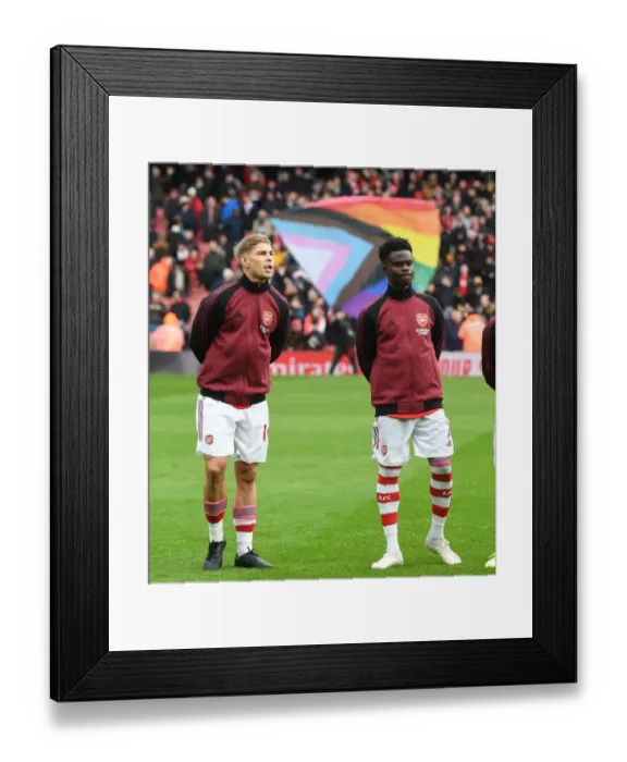 Framed Print : Arsenal's Smith Rowe and Saka in Action: Arsenal vs. Brentford, Premier League 2021-22 Framed Print : Arsenal's Smith Rowe and Saka in Action: Arsenal vs. Brentford, Premier League 2021-22