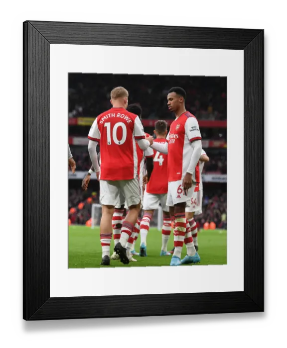 Framed Print : Emile Smith Rowe Scores First Arsenal Goal: Arsenal 1-0 Brentford (2021-22 Season)