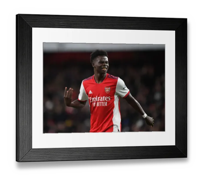 Framed Print : Arsenal's Bukayo Saka Shines in Premier League Clash against Wolverhampton Wanderers Framed Print : Arsenal's Bukayo Saka Shines in Premier League Clash against Wolverhampton Wanderers