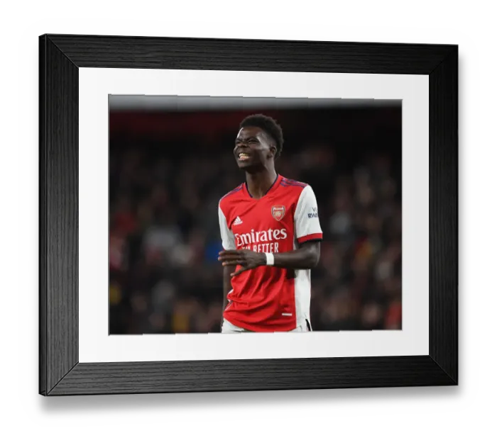 Framed Print : Arsenal's Bukayo Saka Shines in Premier League Clash Against Wolverhampton Wanderers Framed Print : Arsenal's Bukayo Saka Shines in Premier League Clash Against Wolverhampton Wanderers