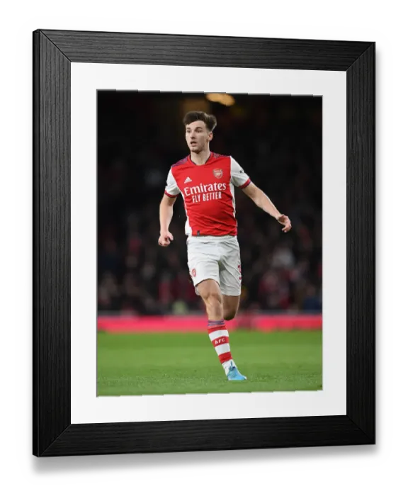 Framed Print : Arsenal's Kieran Tierney in Action Against Wolverhampton Wanderers, Premier League 2021-22 Framed Print : Arsenal's Kieran Tierney in Action Against Wolverhampton Wanderers, Premier League 2021-22