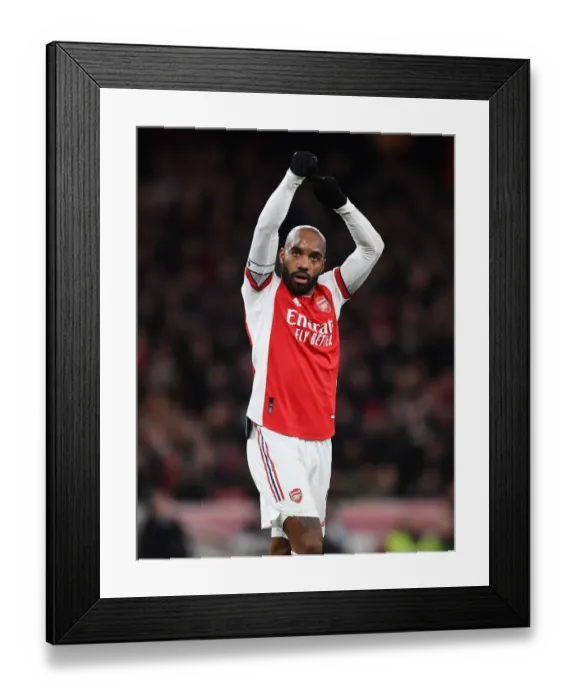 Framed Print : Arsenal's Alexandre Lacazette in Action against Wolverhampton Wanderers, Premier League 2021-22 Framed Print : Arsenal's Alexandre Lacazette in Action against Wolverhampton Wanderers, Premier League 2021-22