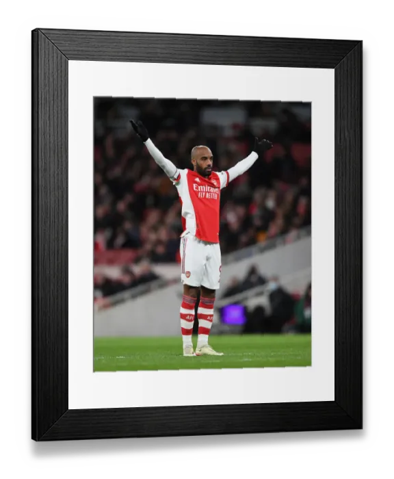 Framed Print : Alexandre Lacazette in Action: Arsenal vs. Wolverhampton Wanderers (Premier League 2021-22) Framed Print : Alexandre Lacazette in Action: Arsenal vs. Wolverhampton Wanderers (Premier League 2021-22)