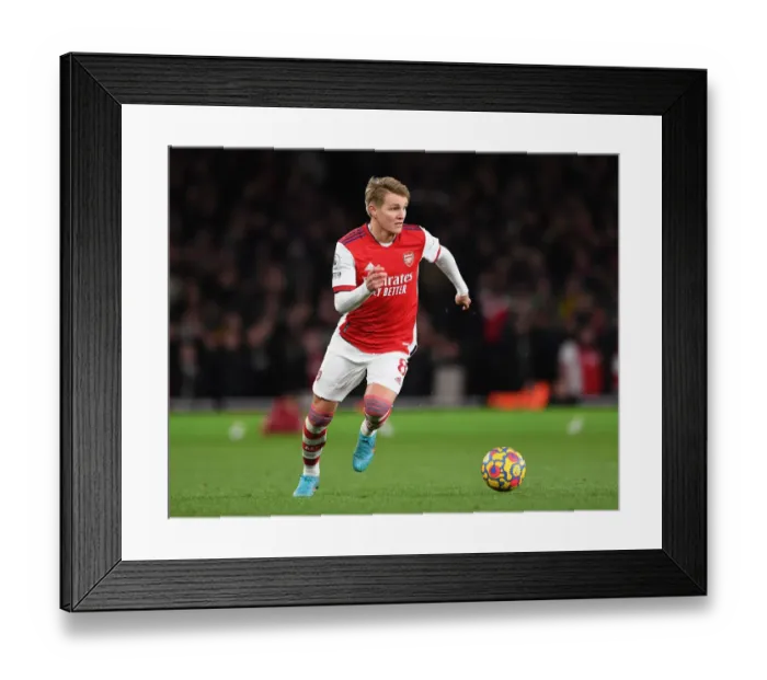 Framed Print : Arsenal's Martin Odegaard in Action Against Wolverhampton Wanderers - Premier League 2021-22 Framed Print : Arsenal's Martin Odegaard in Action Against Wolverhampton Wanderers - Premier League 2021-22