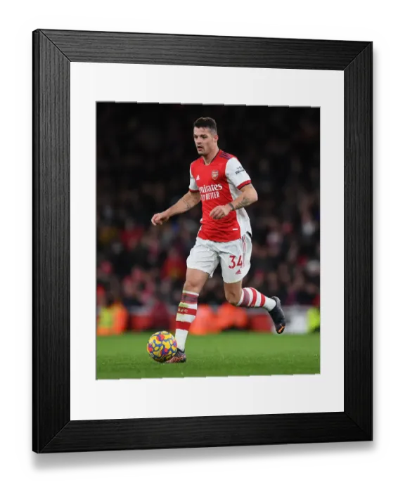 Framed Print : Granit Xhaka: Arsenal's Midfield Mastermind in Action against Wolverhampton Wanderers, Premier League 2021-22 Framed Print : Granit Xhaka: Arsenal's Midfield Mastermind in Action against Wolverhampton Wanderers, Premier League 2021-22