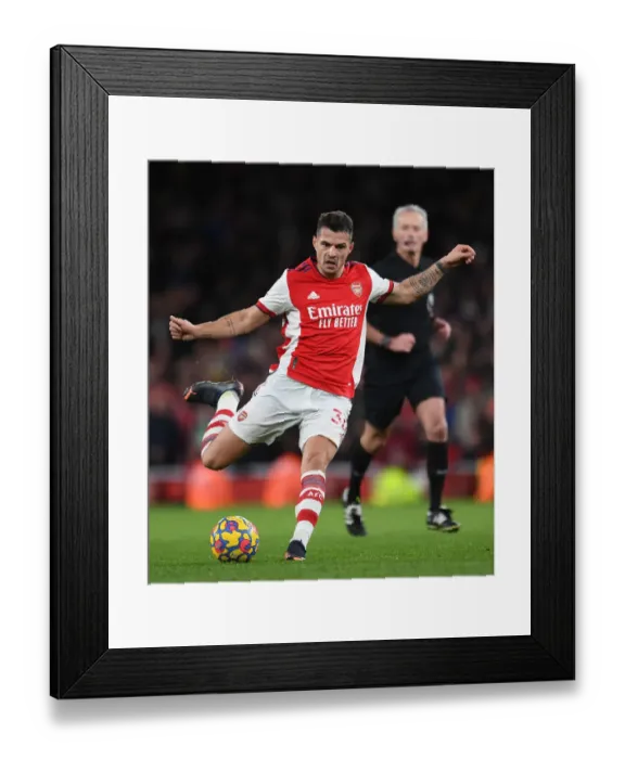 Framed Print : Granit Xhaka in Action: Arsenal vs. Wolverhampton Wanderers, Premier League 2021-22 Framed Print : Granit Xhaka in Action: Arsenal vs. Wolverhampton Wanderers, Premier League 2021-22