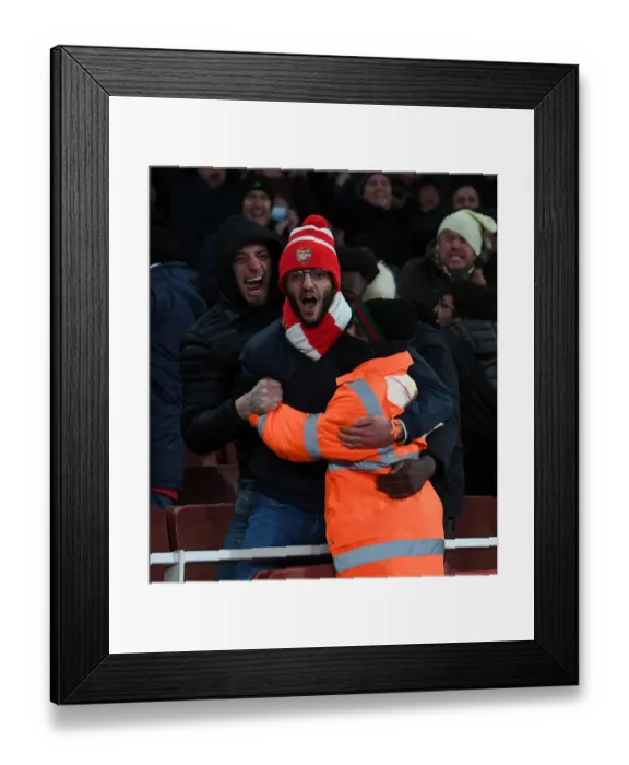 Framed Print : Arsenal's Unforgettable Euphoria: The Thrill of the Second Goal (2021-22) Framed Print : Arsenal's Unforgettable Euphoria: The Thrill of the Second Goal (2021-22)