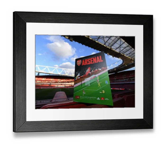 Framed Print : Arsenal vs. Wolverhampton Wanderers: Premier League Clash at Emirates Stadium