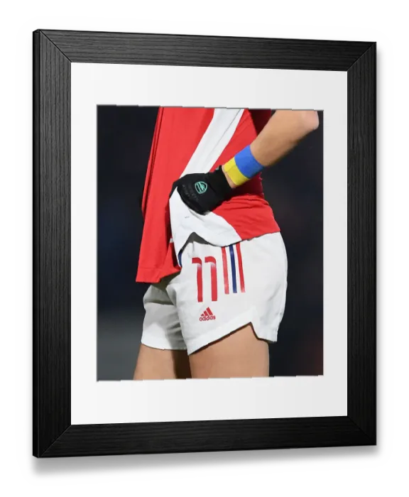 Framed Print : Arsenal's Vivianne Miedema in Action: Arsenal Women vs. Reading Women, FA WSL Match
