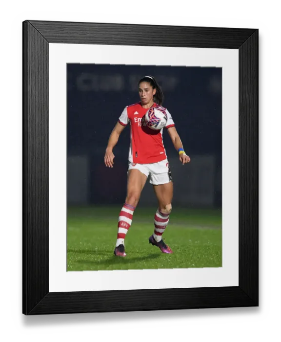 Framed Print : Arsenal's Rafaelle Souza in Action: Arsenal Women vs. Reading Women, FA WSL 2021-22