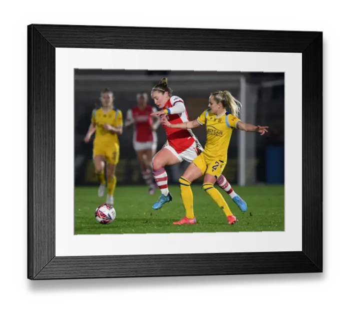 Framed Print : Clash of Stars: Kim Little vs Faye Bryson in Arsenal Women vs Reading Women FA WSL Match