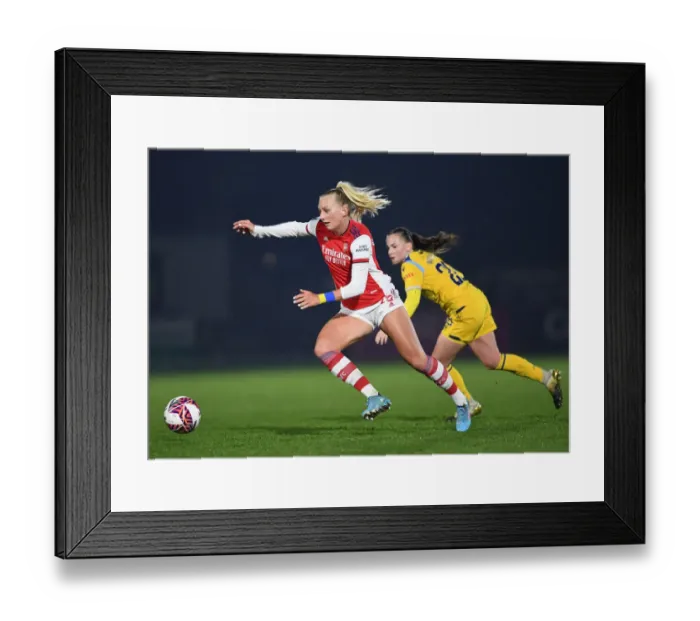 Framed Print : Arsenal's Stina Blackstenius Shines in FA WSL Match against Reading Women Framed Print : Arsenal's Stina Blackstenius Shines in FA WSL Match against Reading Women