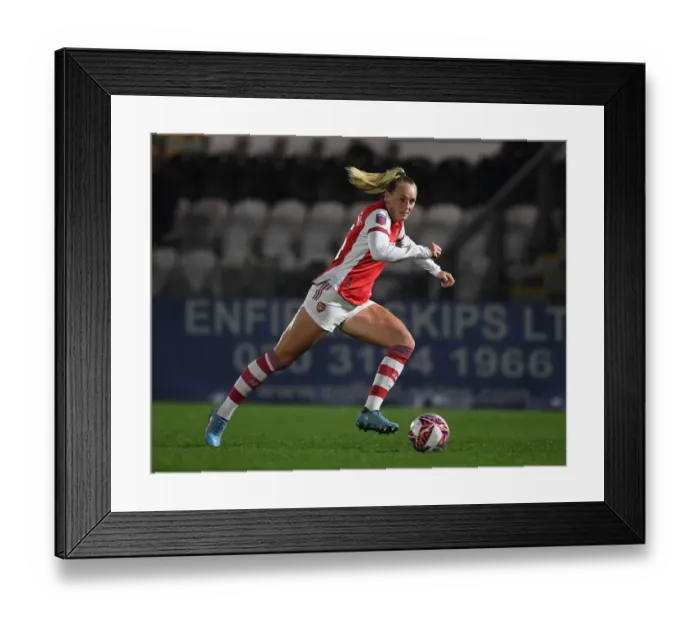Framed Print : Stina Blackstenius in Action: Arsenal Women vs Reading Women, FA WSL 2021-22