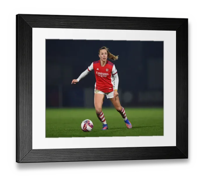Framed Print : Arsenal's Lia Walti in Action: FA WSL Match - Arsenal Women vs Reading Women (2021-22)