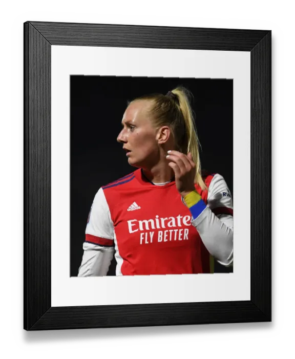 Framed Print : Arsenal's Stina Blackstenius in Action: FA WSL Showdown Against Reading Women Framed Print : Arsenal's Stina Blackstenius in Action: FA WSL Showdown Against Reading Women