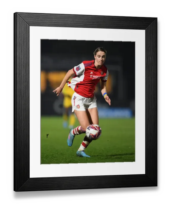 Framed Print : Arsenal's Vivianne Miedema in Action: Arsenal Women vs. Reading Women, FA WSL 2021-22