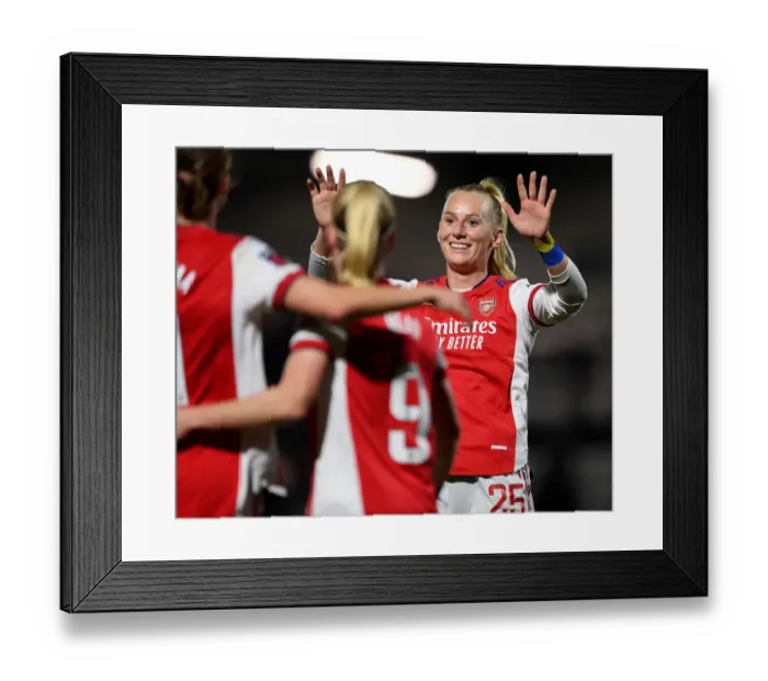 Framed Print : Arsenal Women's Super League Victory: Stina Blackstenius Scores Historic Fourth Goal vs. Reading Framed Print : Arsenal Women's Super League Victory: Stina Blackstenius Scores Historic Fourth Goal vs. Reading