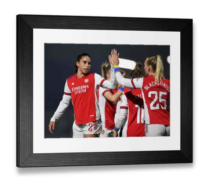 Framed Print : Arsenal Women's Super League Victory: Stina Blackstenius Scores Fourth Goal Against Reading Framed Print : Arsenal Women's Super League Victory: Stina Blackstenius Scores Fourth Goal Against Reading