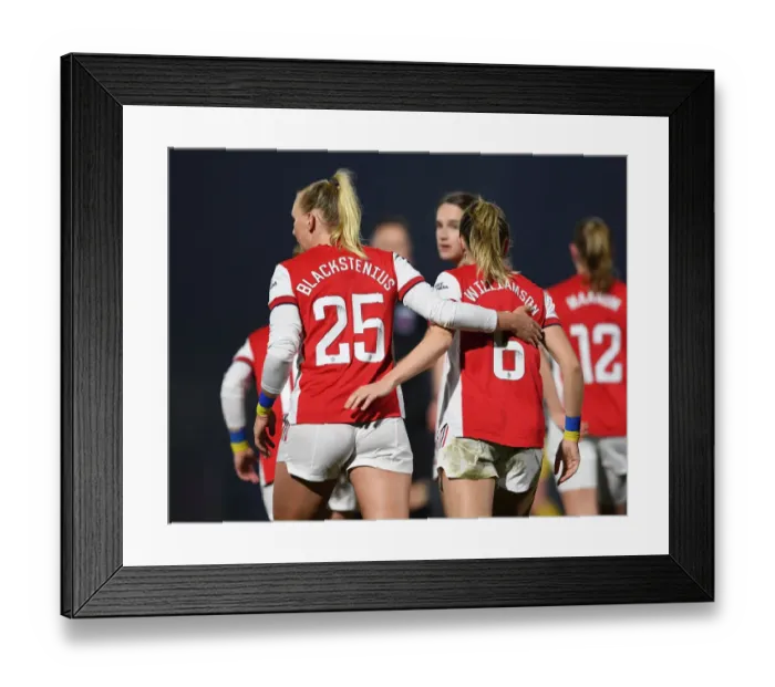 Framed Print : Arsenal Women's Historic Super League Victory: Stina Blackstenius Scores Record-Breaking Goal Framed Print : Arsenal Women's Historic Super League Victory: Stina Blackstenius Scores Record-Breaking Goal