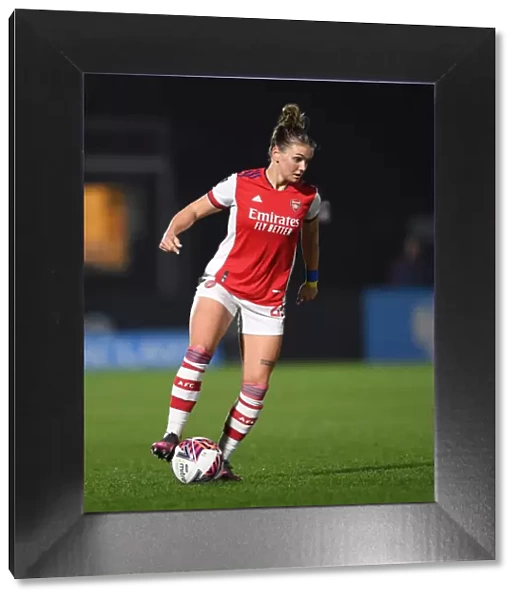 Arsenal's Laura Wienroither in Action during FA WSL Match: Arsenal Women vs Reading Women