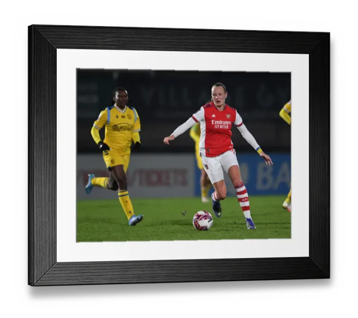 Framed Print : Arsenal's Frida Maanum in Action: Arsenal Women vs. Reading Women, FA WSL Match, 2021-22 Framed Print : Arsenal's Frida Maanum in Action: Arsenal Women vs. Reading Women, FA WSL Match, 2021-22